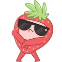 Strawberry VK sticker #17