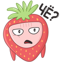 Strawberry VK sticker #20