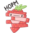 Strawberry VK sticker #26