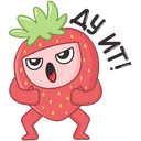 Strawberry VK sticker #28