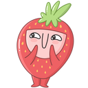 Strawberry VK sticker #39