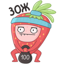 Strawberry VK sticker #40