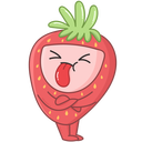 Strawberry VK sticker #47