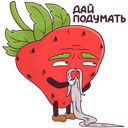 Stupid Strawberry VK sticker #12