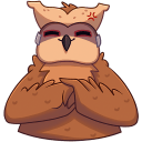 Owl VK sticker #5
