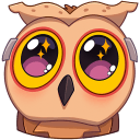 Owl VK sticker #12