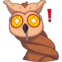 Owl VK sticker #24