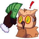 Owl VK sticker #41