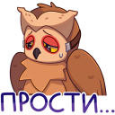 Owl VK sticker #47