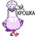 Violet the Pigeon VK sticker #35