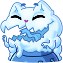 Winter Cauldron Cat VK sticker #27