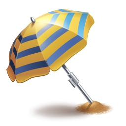 Подарок ВК Пляжный зонтик
