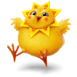 Подарок ВК Солнечный цыпленок