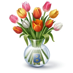 Подарок ВК Тюльпаны в вазе