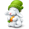 Подарок ВК Кролик в варежке