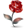 Подарок ВК Рубиновая роза