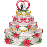Подарок ВК Свадебный торт