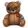 Подарок ВК Медведь-пират