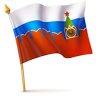 Подарок ВК Флаг России с кремлем