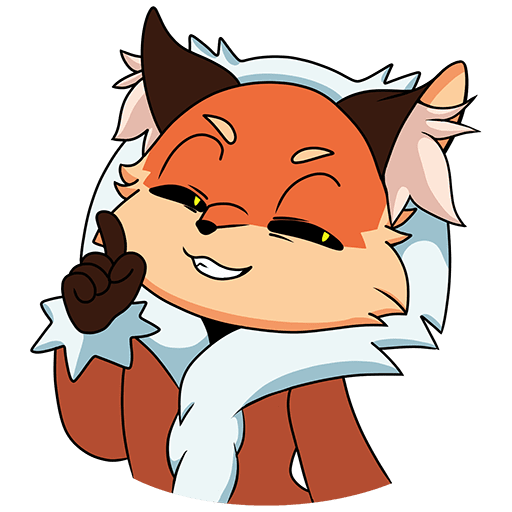 VK Sticker Alice the Fox #4