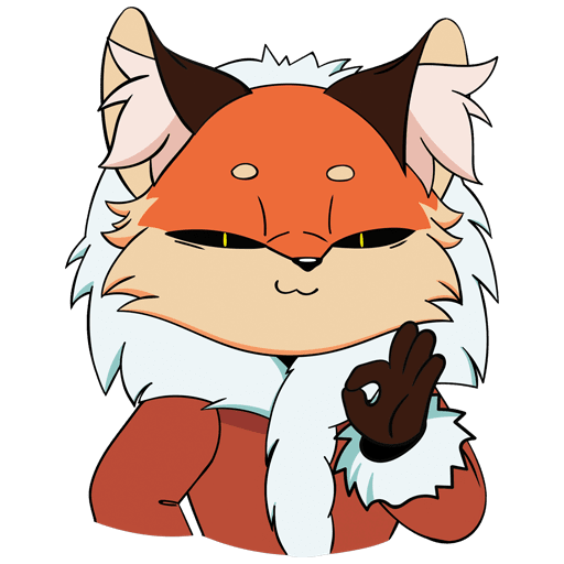 VK Sticker Alice the Fox #24