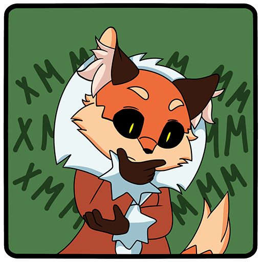 VK Sticker Alice the Fox #44