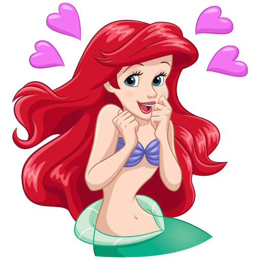 VK Sticker Ariel #10