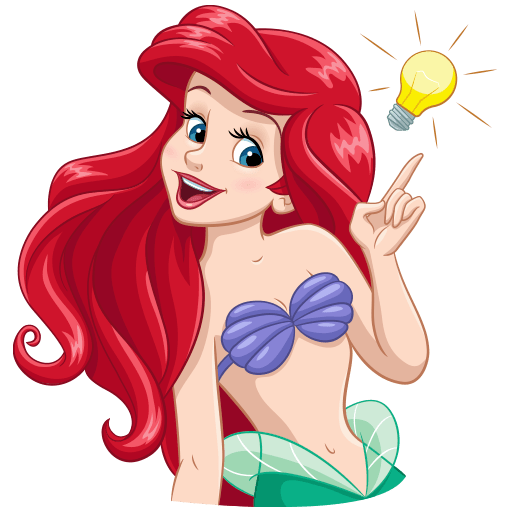 VK Sticker Ariel #12