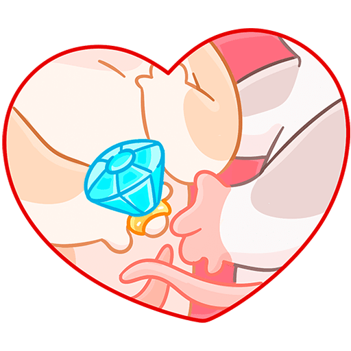 VK Sticker Baby Mouse Hug #19