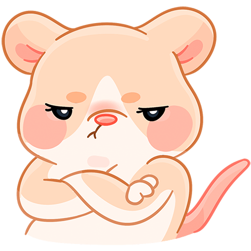 VK Sticker Baby Mouse Hug #23