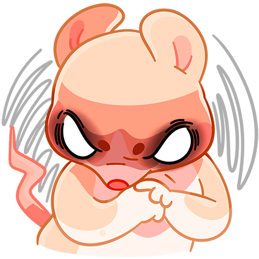 VK Sticker Baby Mouse Hug #30