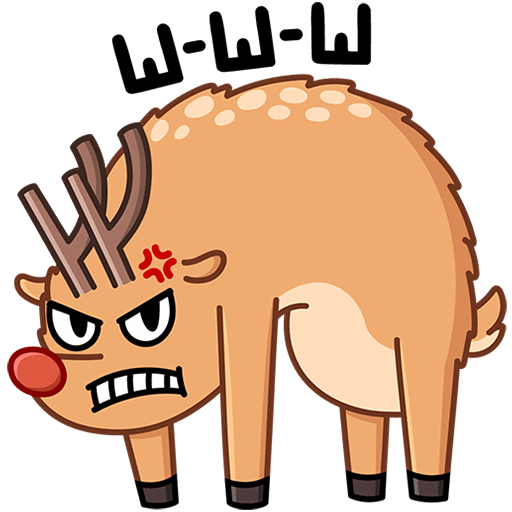 VK Sticker Barney the Reindeer #31