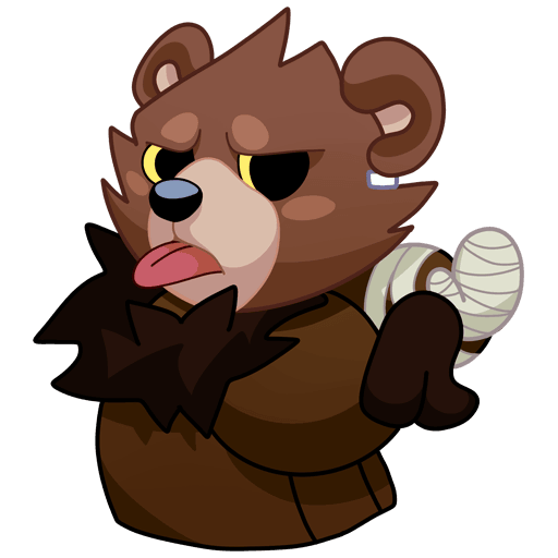 VK Sticker Bear #28