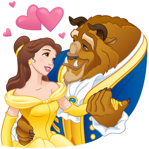 VK Sticker Beauty and the Beast #2