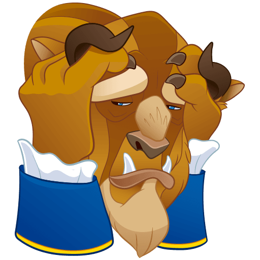 VK Sticker Beauty and the Beast #27
