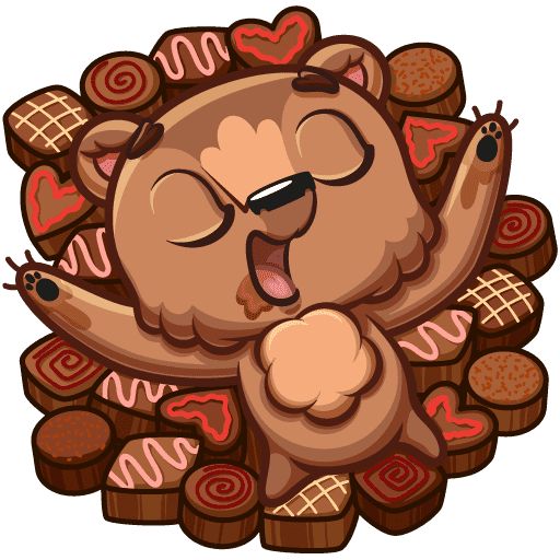 VK Sticker Brownie #6