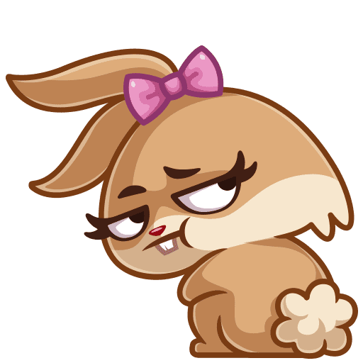 VK Sticker Bunny #19