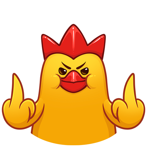 VK Sticker Burger King Chickens #6