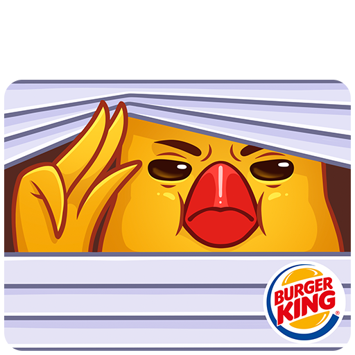 VK Sticker Burger King Chickens #10