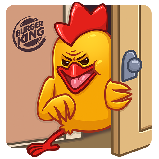 Стикер ВК Цыплята Бургер Кинг #19