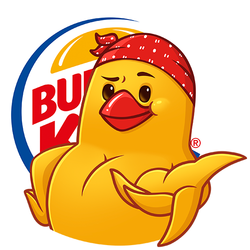 VK Sticker Burger King Chickens #21