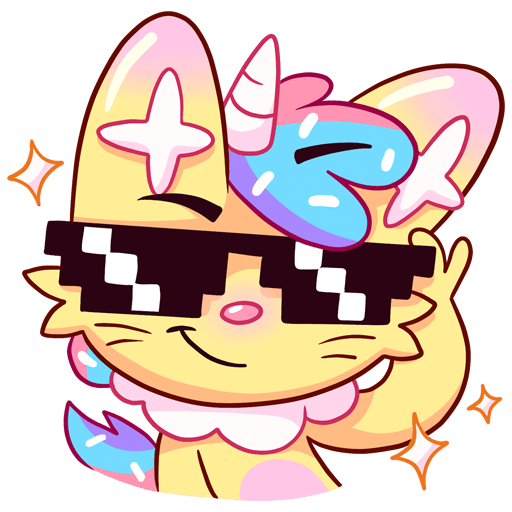 VK Sticker Candy Cat #4