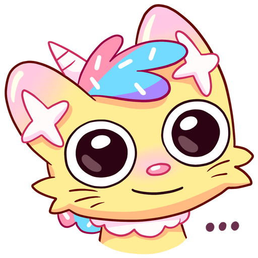 VK Sticker Candy Cat #6