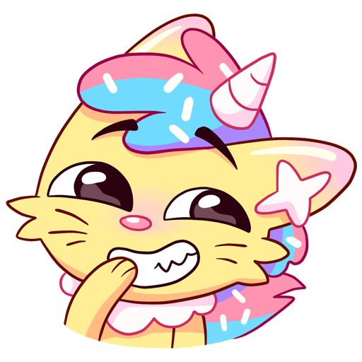 VK Sticker Candy Cat #7