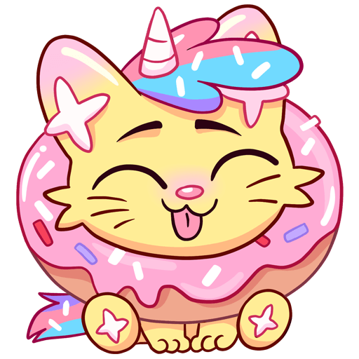 VK Sticker Candy Cat #10