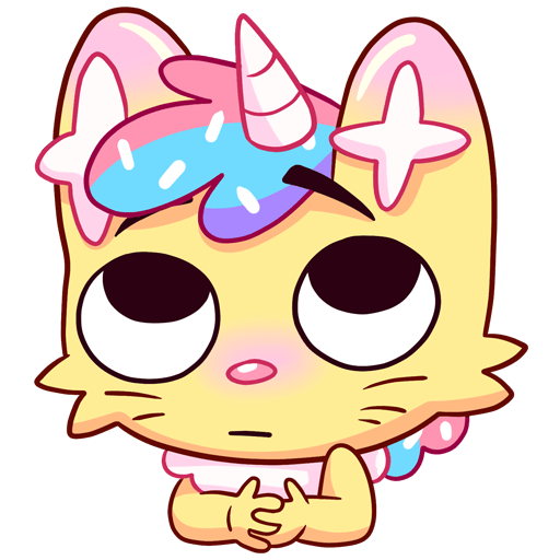 VK Sticker Candy Cat #11
