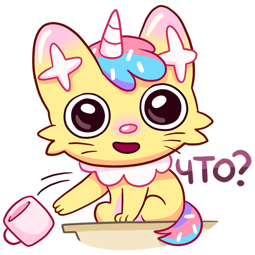 VK Sticker Candy Cat #15