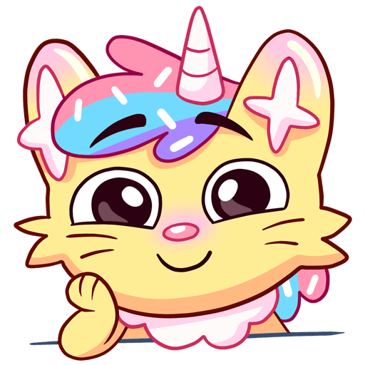 VK Sticker Candy Cat #18