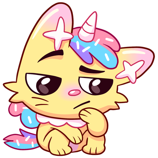VK Sticker Candy Cat #25