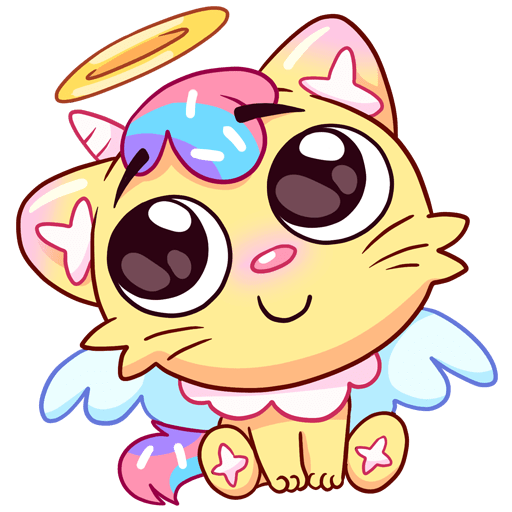 VK Sticker Candy Cat #31